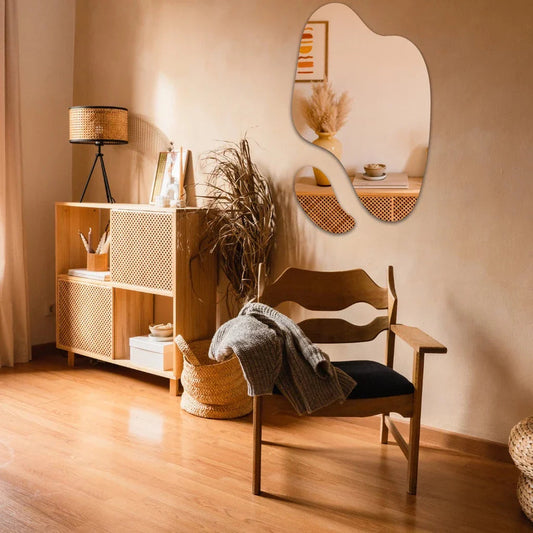 Juego de 2 Espejos Orgánicos: Elegancia Futurista y Diseño Abstracto - ¡Aprovecha nuestra Oferta!