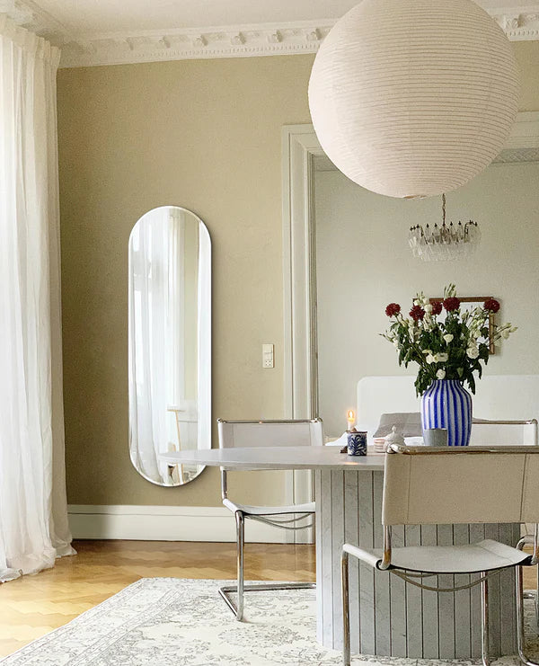 Espejo Ovalado Elegante Nº 3 | Dimensiones 150 x 50 cm